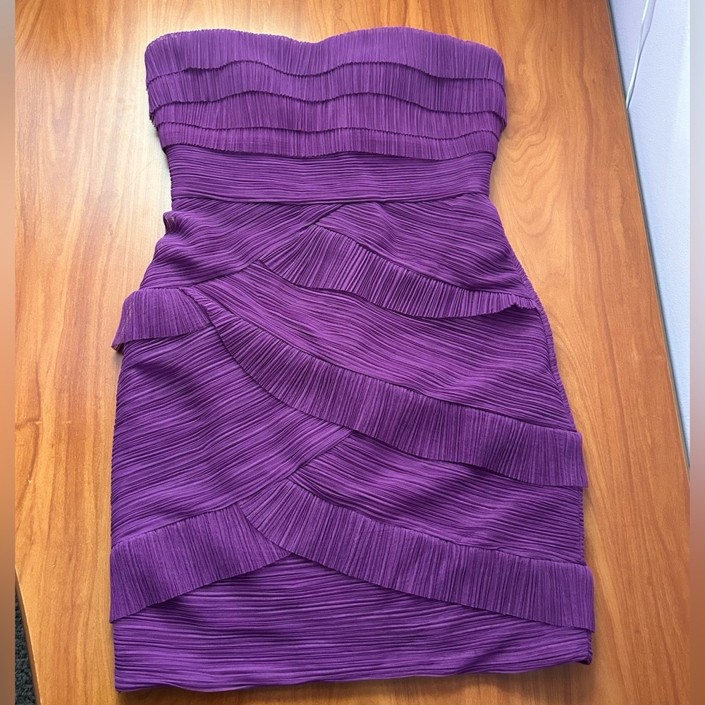 BCBGMAXAZRIA Jorie Dark Orchid Size 10 Dress NWT
